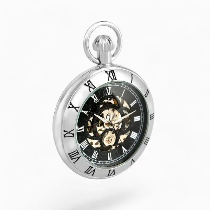 Montre de poche Art Déco Argent