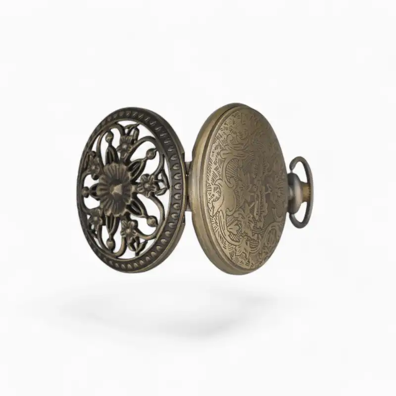 Montre de poche Femme Fleur Élégante | La Montre à Gousset