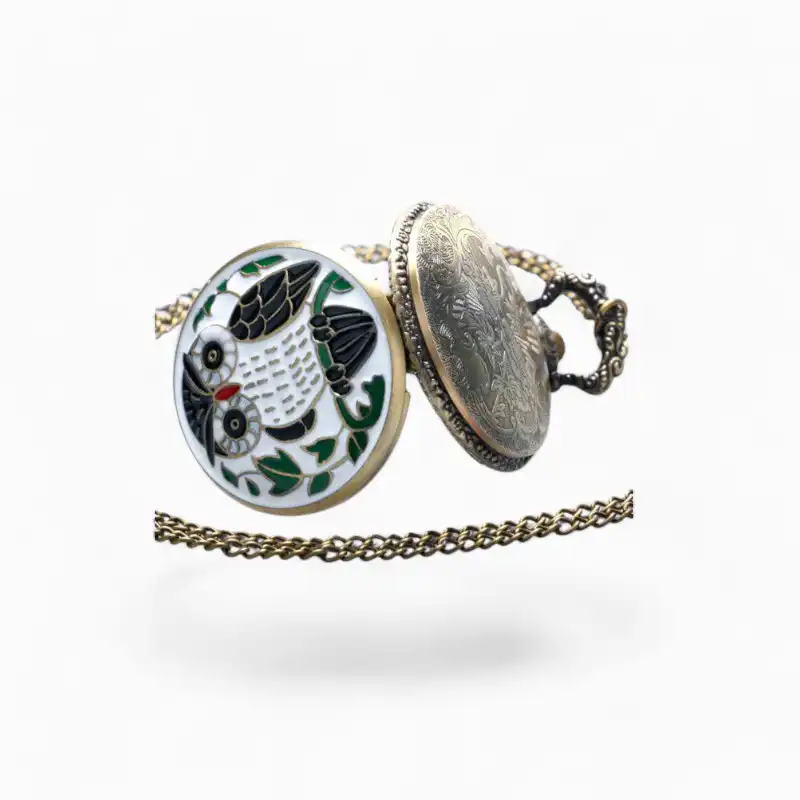 Montre de poche Femme Hibou Ravissant Modèle 2 | La Montre à Gousset