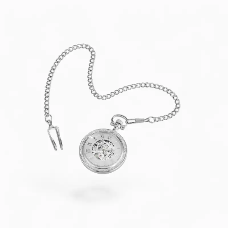 Montre poche héritage argent