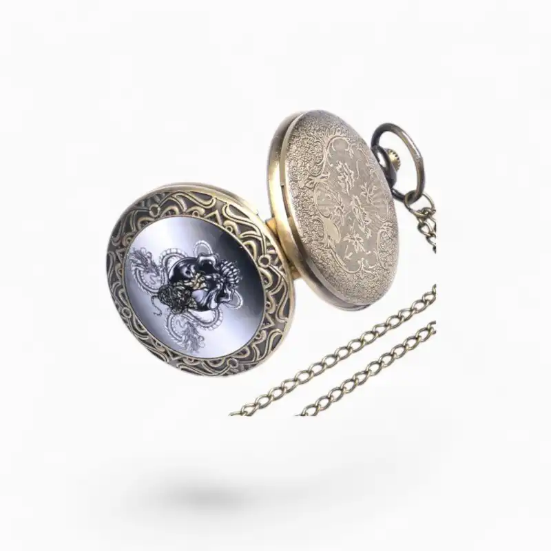 Montre de poche Homme Tigre Démoniaque | La Montre à Gousset