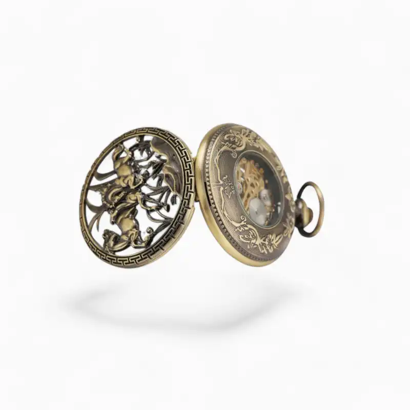 Montre de poche chevaux