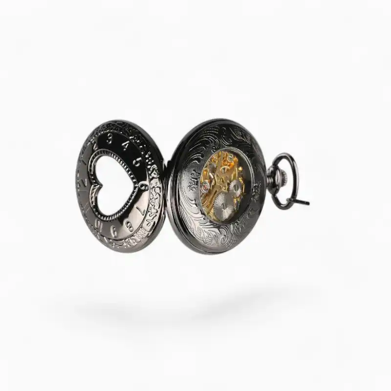 Montre de poche mécanique Cœur