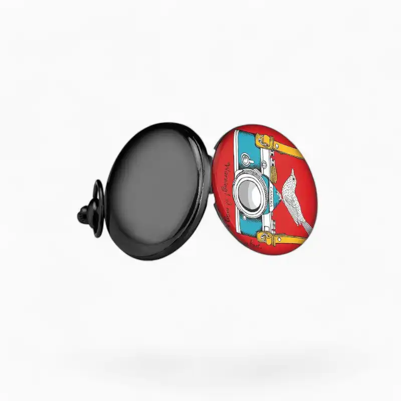 Montre de poche Camera Rouge