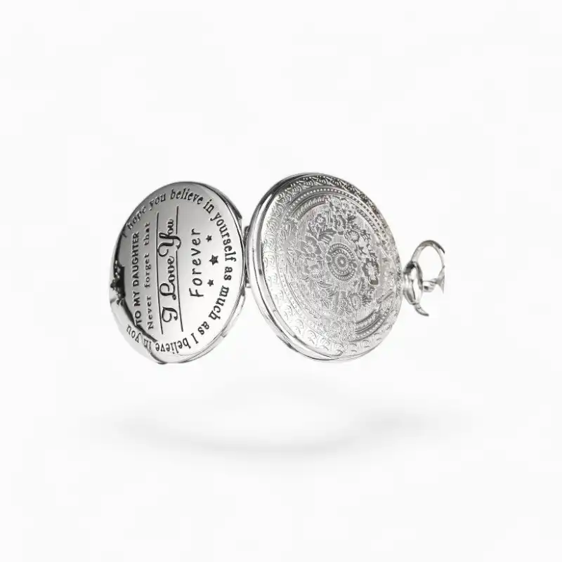 Montre de poche à ma fille Argent