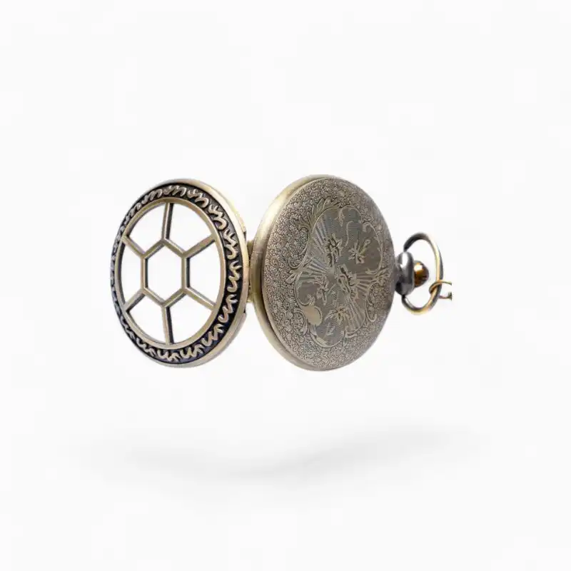 Montre de poche Vintage Grillage Hexagonale | La Montre à Gousset