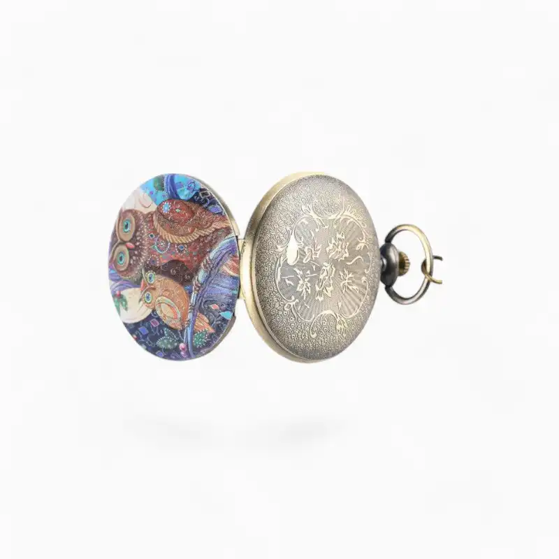 Montre de poche Vintage Hiboux en Rêve | La Montre à Gousset