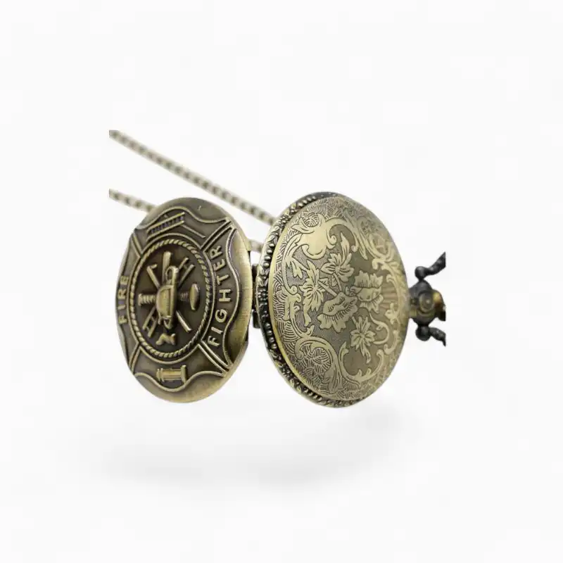 Montre de poche Pompier Bronze