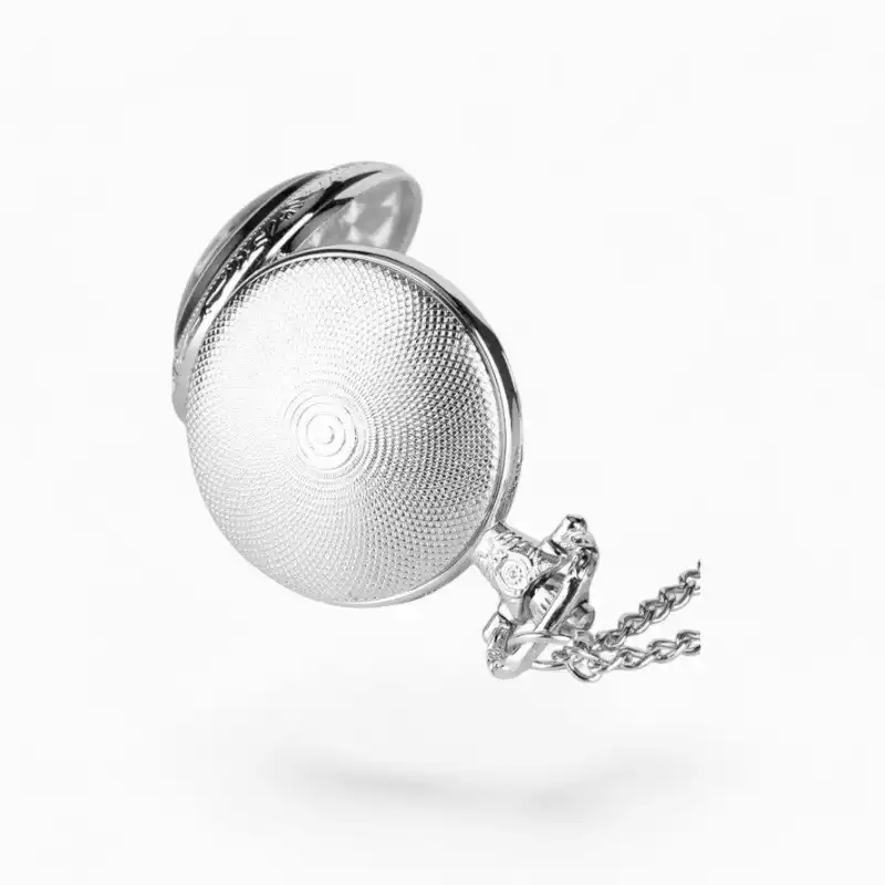 Montre de poche Vintage Vitrail Argent | La Montre à Gousset