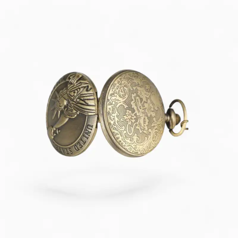 Montre de poche Vintage Statue de la Liberté | La Montre à Gousset