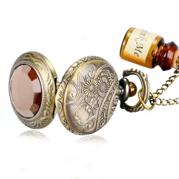 Montre Gousset Femme Drink Me coté | La Montre à Gousset