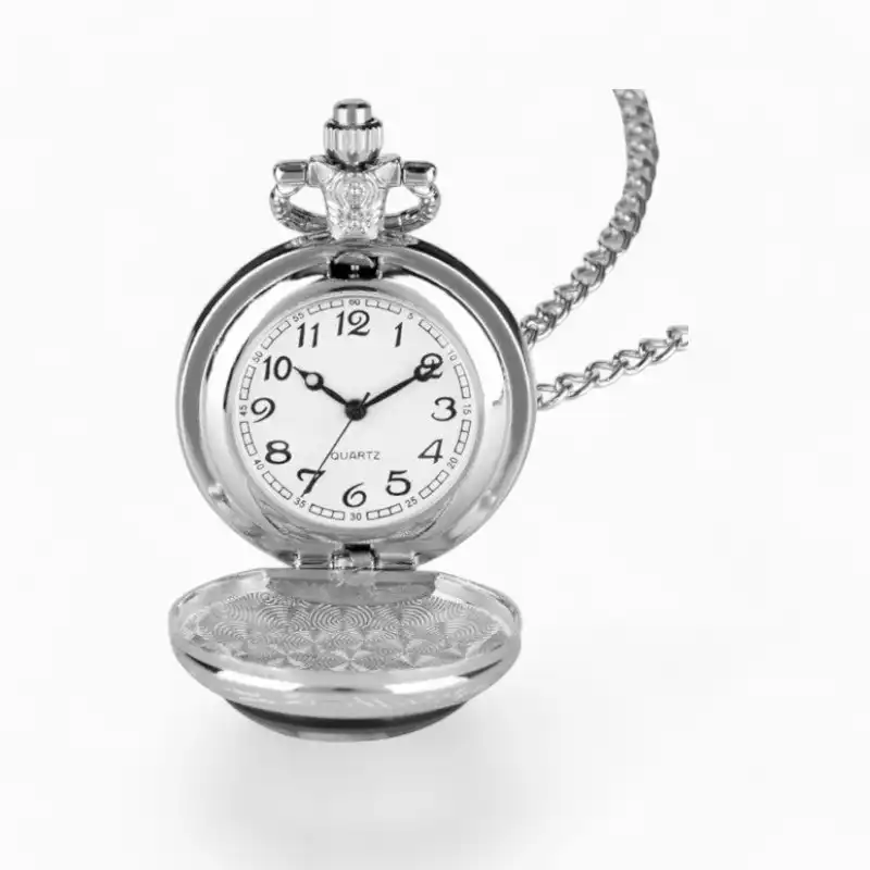 Montre Gousset Homme Bitcoin Argent | La Montre à Gousset