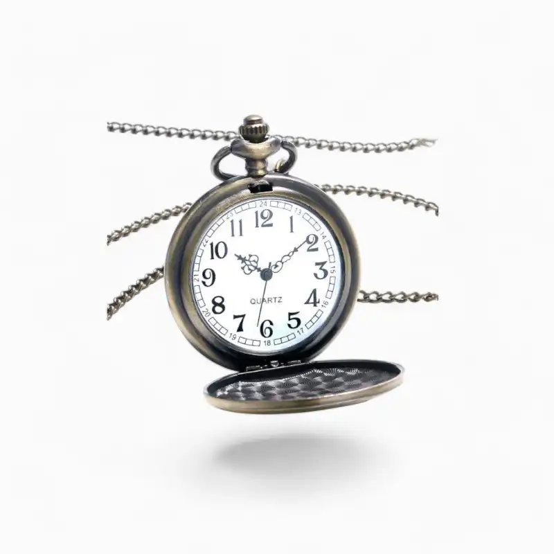 Montre Gousset Homme Crâne de fleur mexicain | La Montre à Gousset