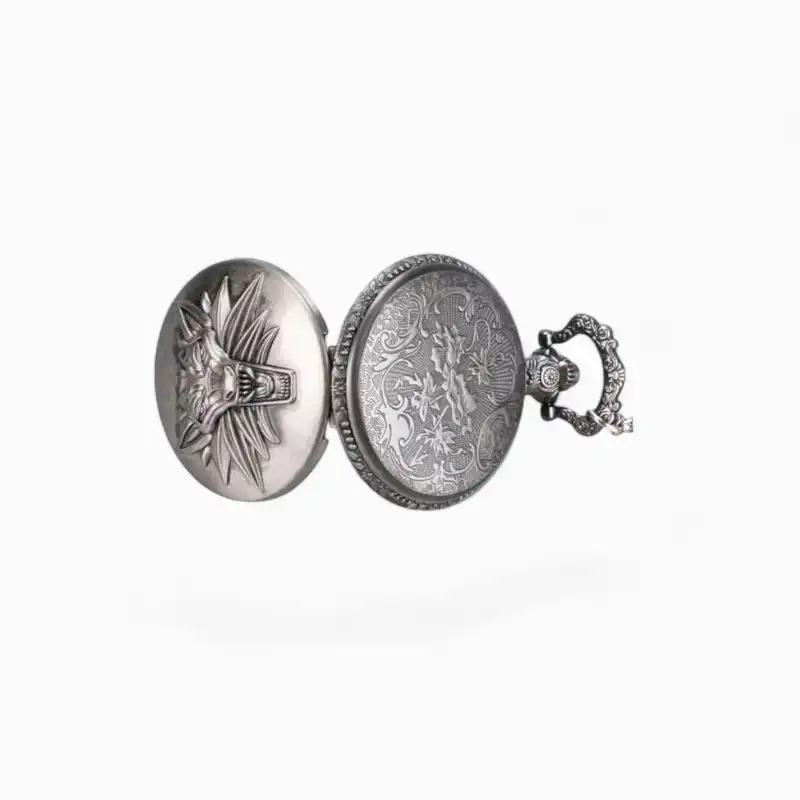 Montre Gousset Homme The witcher métal coté | La Montre à Gousset