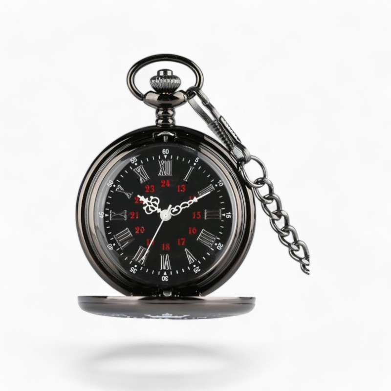 Montre Gousset to my Love Noir | La Montre à Gousset