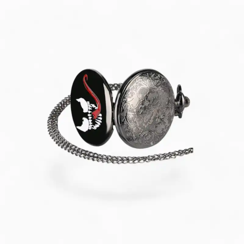 Montre Gousset Homme Venom Noir coté | La Montre à Gousset
