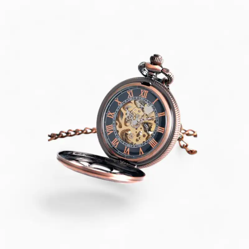 Montre Gousset Jolie Fleur Bronze | La Montre à Gousset