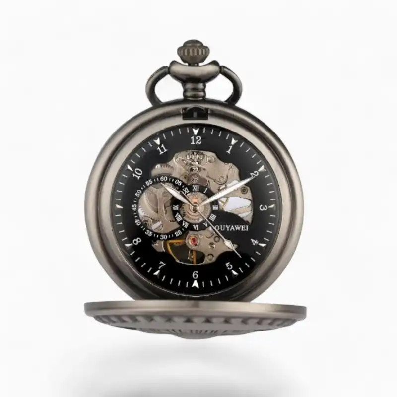 Montre gousset ouvre les yeux Gris | La Montre à Gousset
