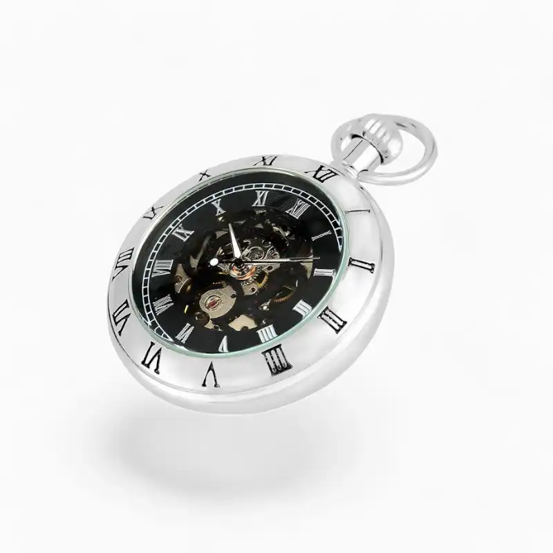 Montre Gousset Art Déco Argent