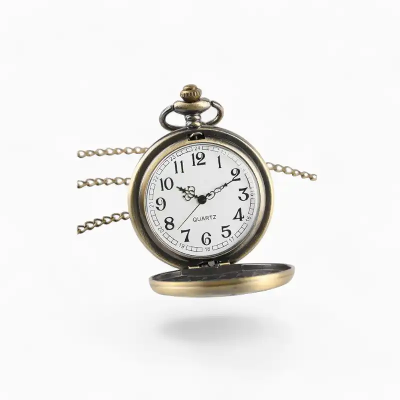 Montre Gousset Lotus Blanc | La Montre à Gousset