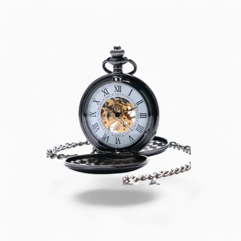 Montre Gousset Mécanique Double demi-clapet