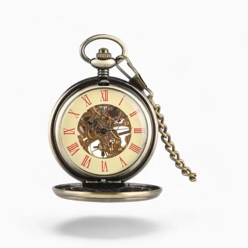 Montre Gousset Mécanique Fleur de Lys | La Montre à Gousset