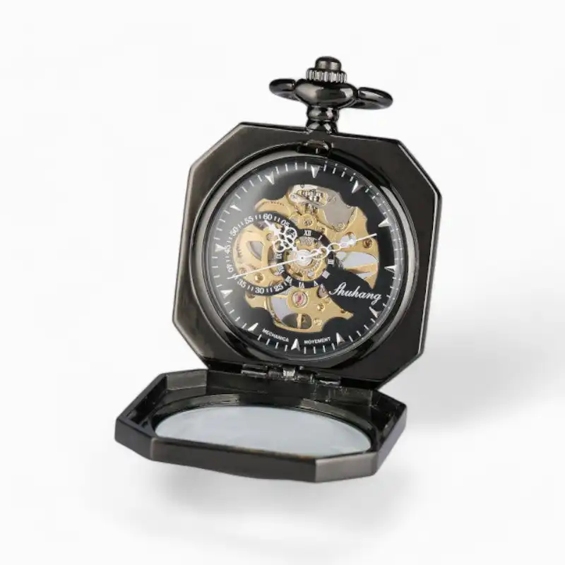 Montre Gousset Mécanique Octogone