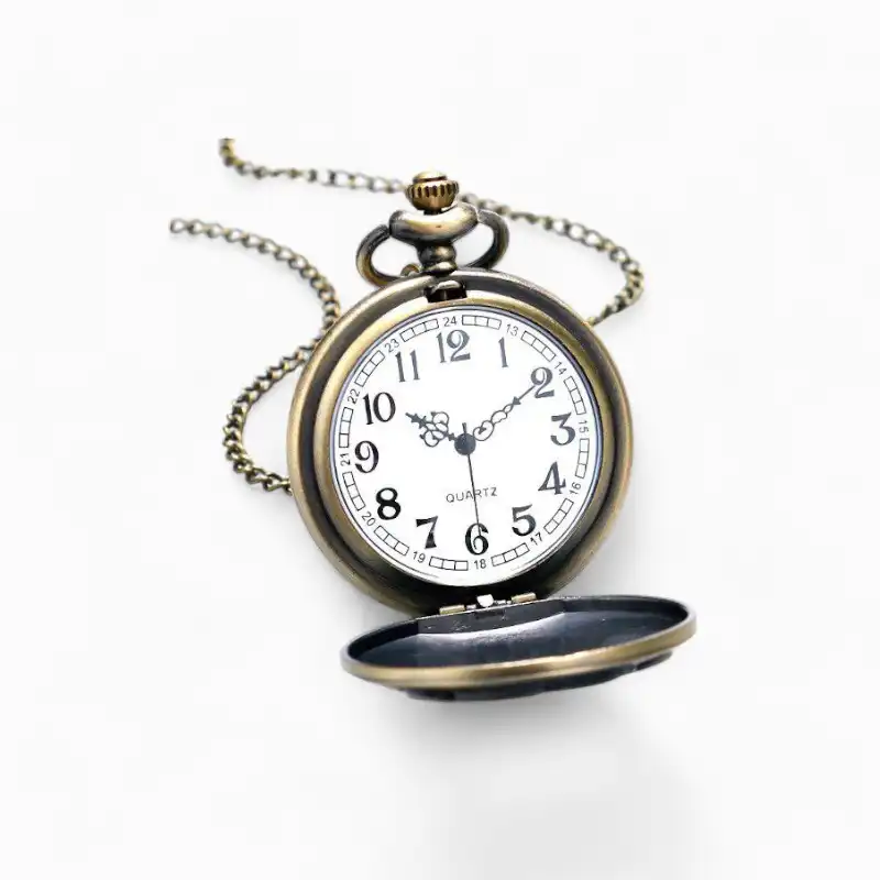 Montre gousset Tête de mort Biker