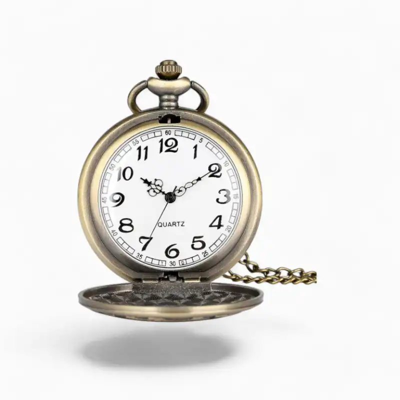 Montre Gousset Tête de mort Pirate
