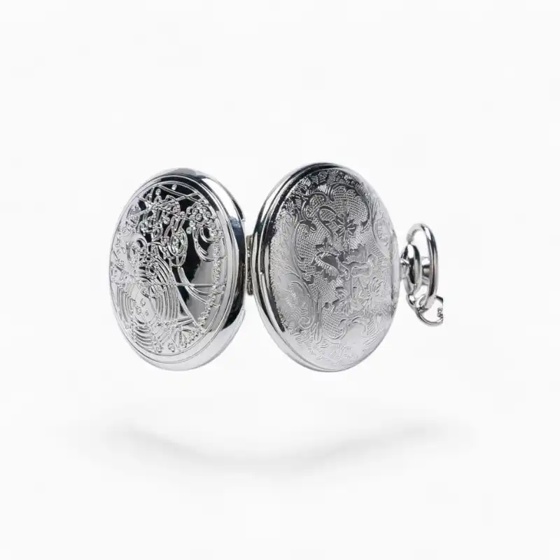 Montre de poche doctor who Argent | La Montre à Gousset
