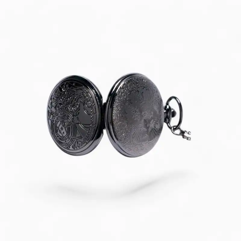 Montre de poche doctor who Noir