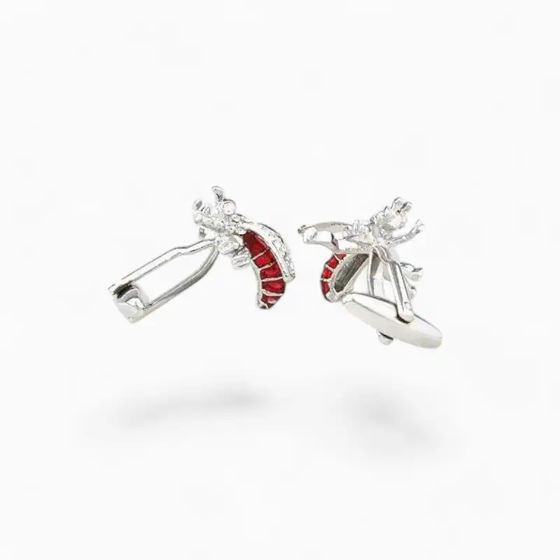 Bouton de manchette Abeille Rouge | La Montre à Gousset