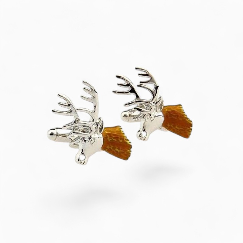 Boutons de manchette Cerf | La Montre à Gousset