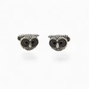 Boutons de manchette Hibou | La Montre à Gousset