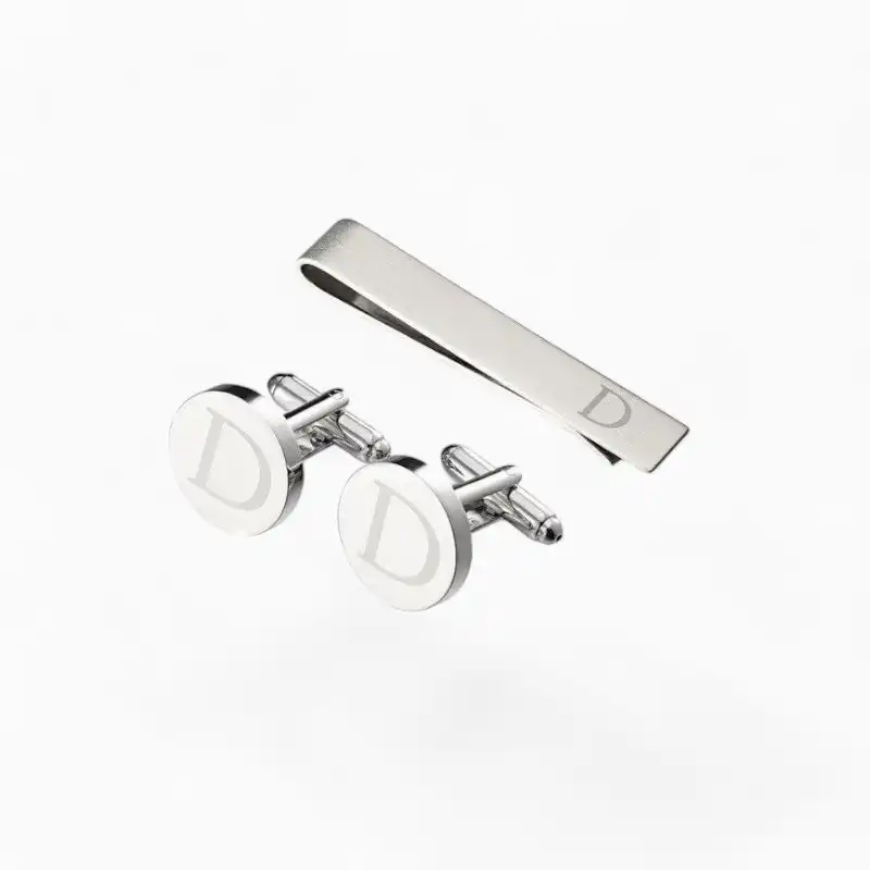 Boutons de manchette Initiales D | La Montre à Gousset