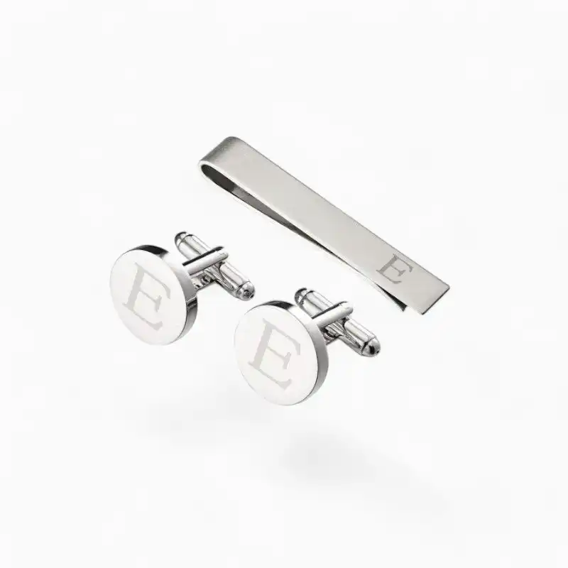 Boutons de manchette Initiales E | La Montre à Gousset