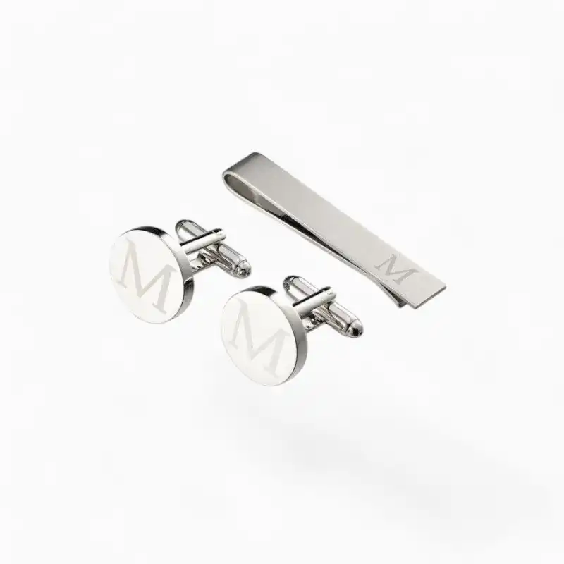 Boutons de manchette Initiales M | La Montre à Gousset