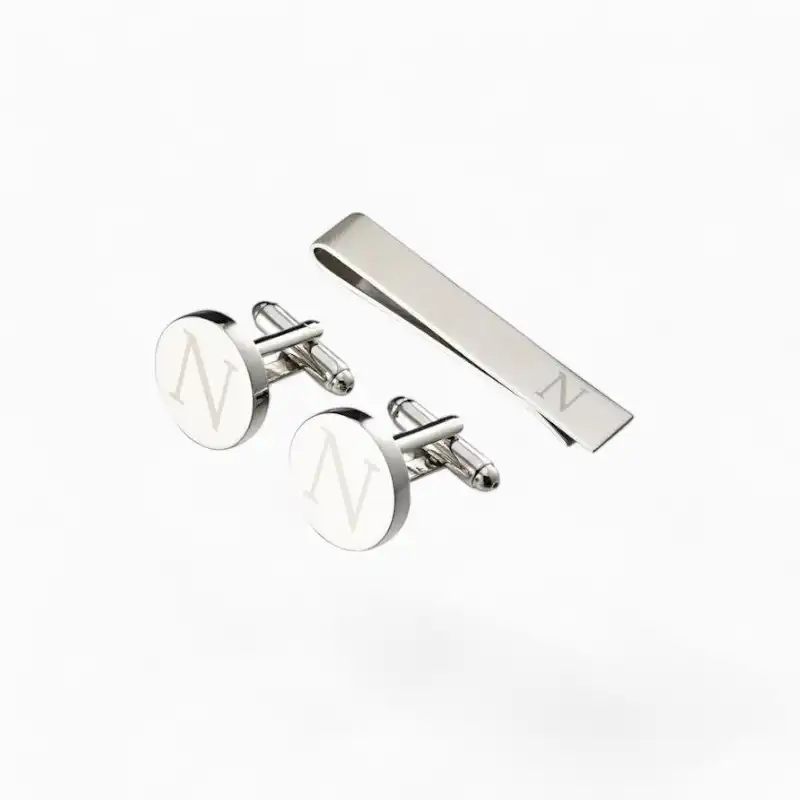 Boutons de manchette Initiales N | La Montre à Gousset