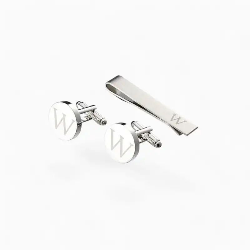 Boutons de manchette Initiales W | La Montre à Gousset