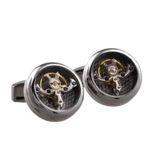 Boutons de manchette Tourbillon Mécanique | La Montre à Gousset