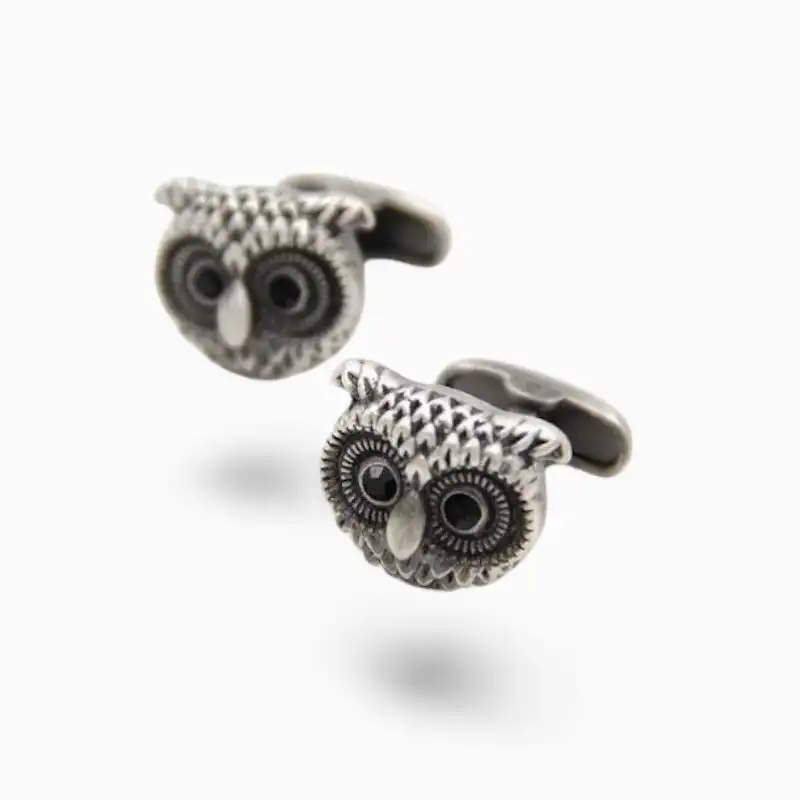 Boutons manchette Hibou | La Montre à Gousset