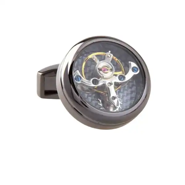 Boutons manchette Tourbillon Mécanique | La Montre à Gousset