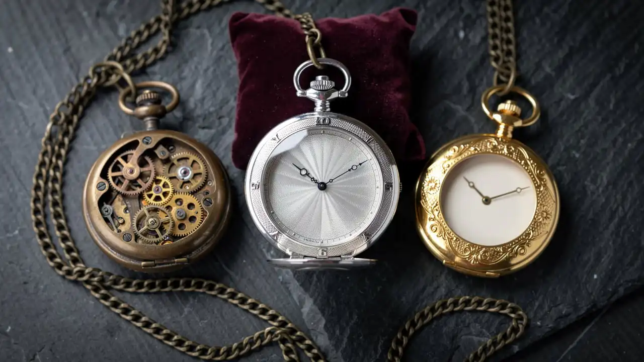 Collection de trois montres à gousset aux styles variés