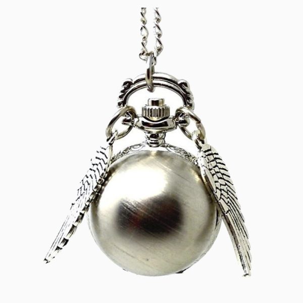 Collier Montre Vif d'Or Ailé – couleur Argent