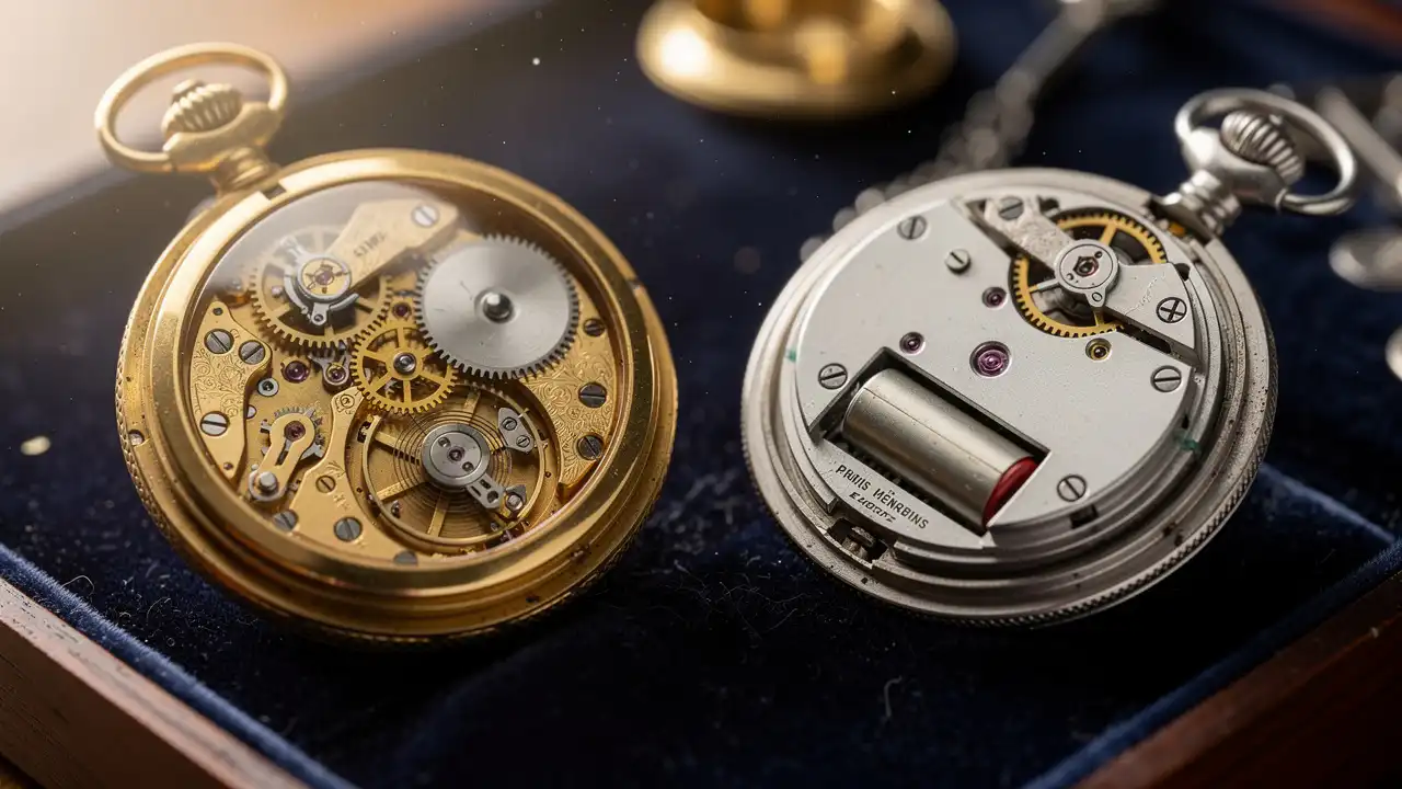 Comparaison entre montre mécanique et montre à quartz