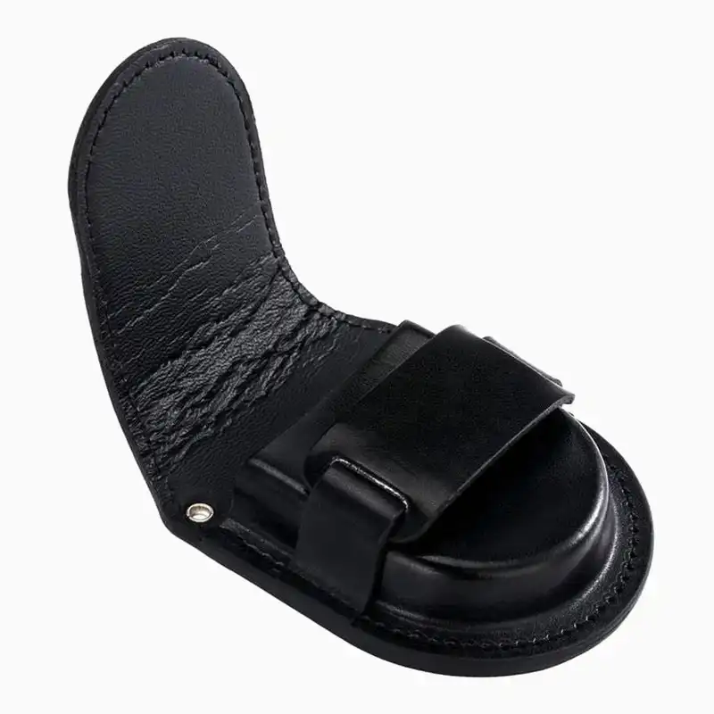 Étui Montre à Gousset Cuir Noir – vue 4
