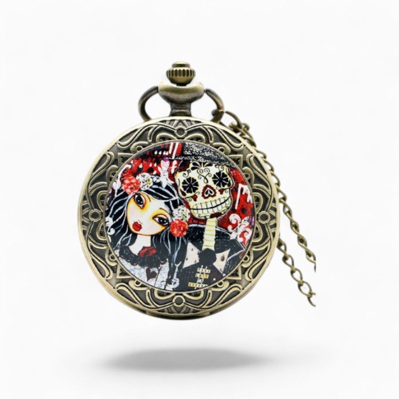 Montre à Gousset Squelettes Mariés | La Montre à Gousset