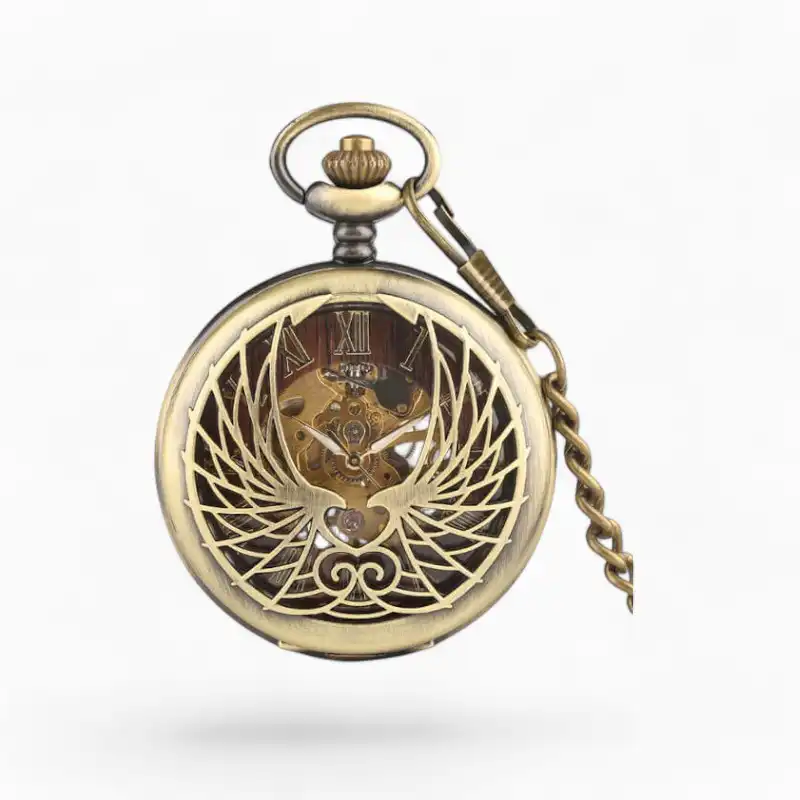 Montre à gousset Ailée