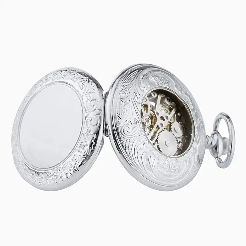Montre à Gousset Argent Mécanique Vintage – vue 4