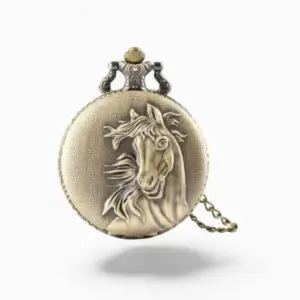 Montre à Gousset Vintage Cheval au Vent | La Montre à Gousset